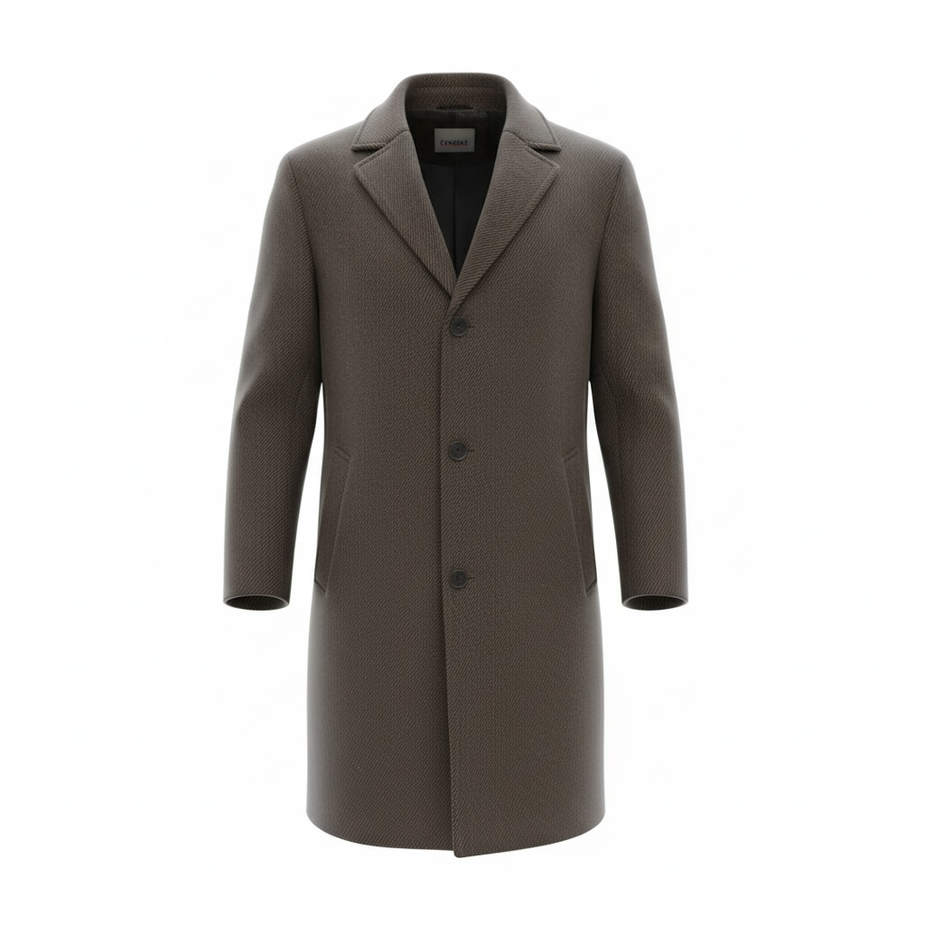 Cinque Wool Blend Coat – Brown