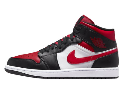 Jordan 1 Mid White Black Red (2022)