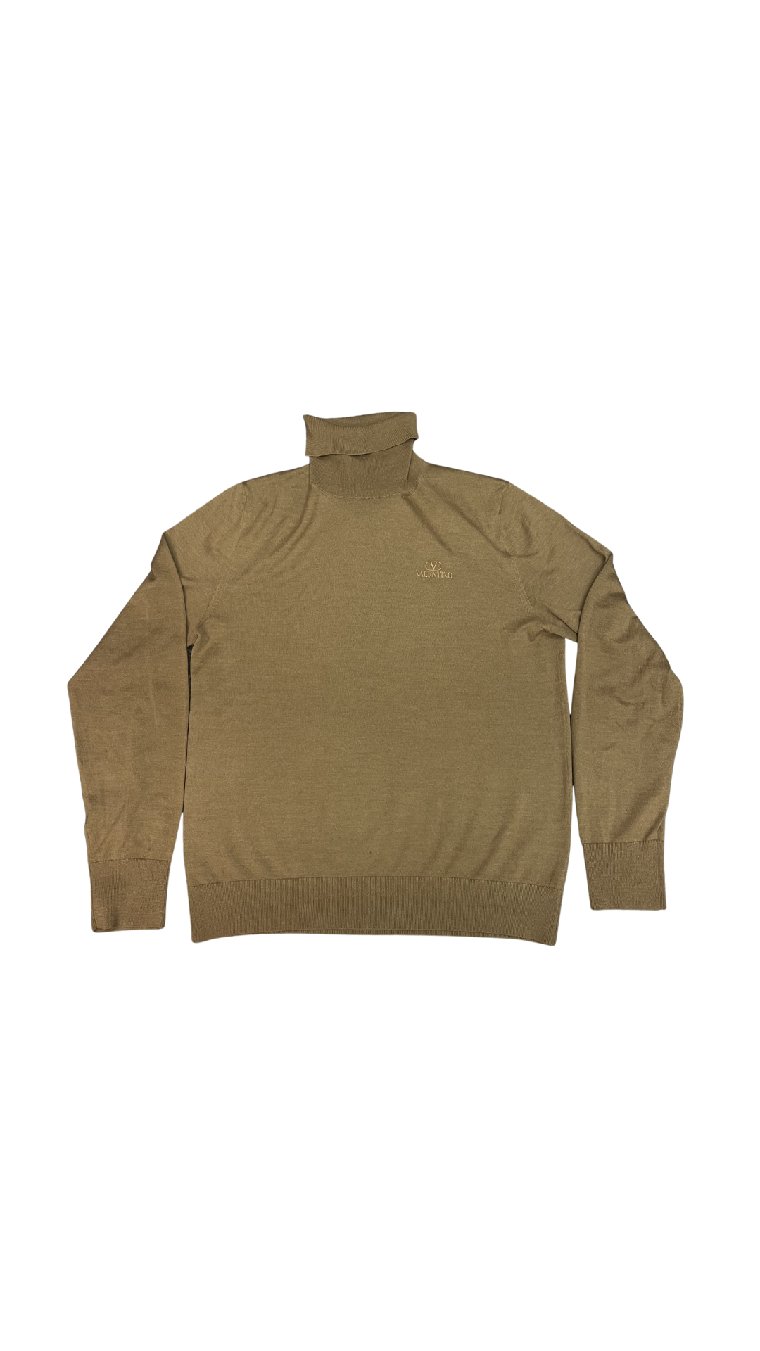 VALENTINO Turtleneck Sweater – Beige