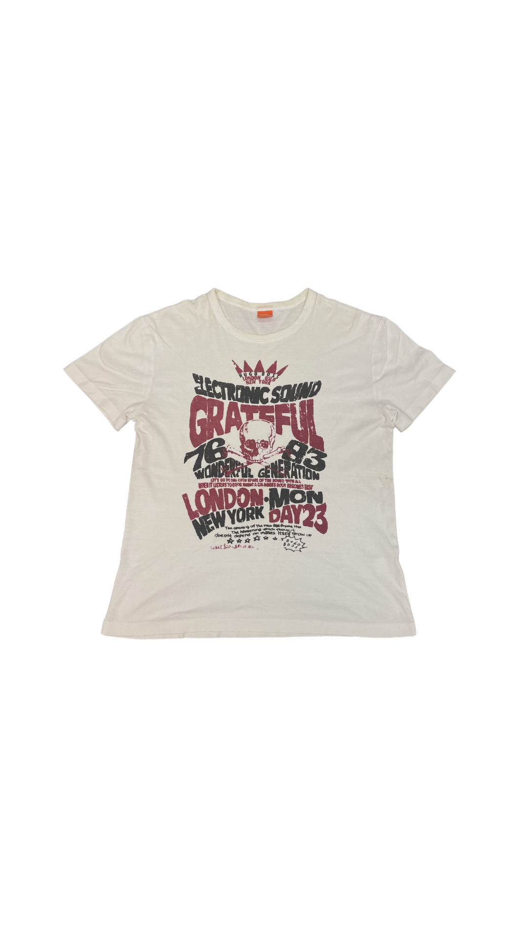 BOSS Orange Graphic T-Shirt – White