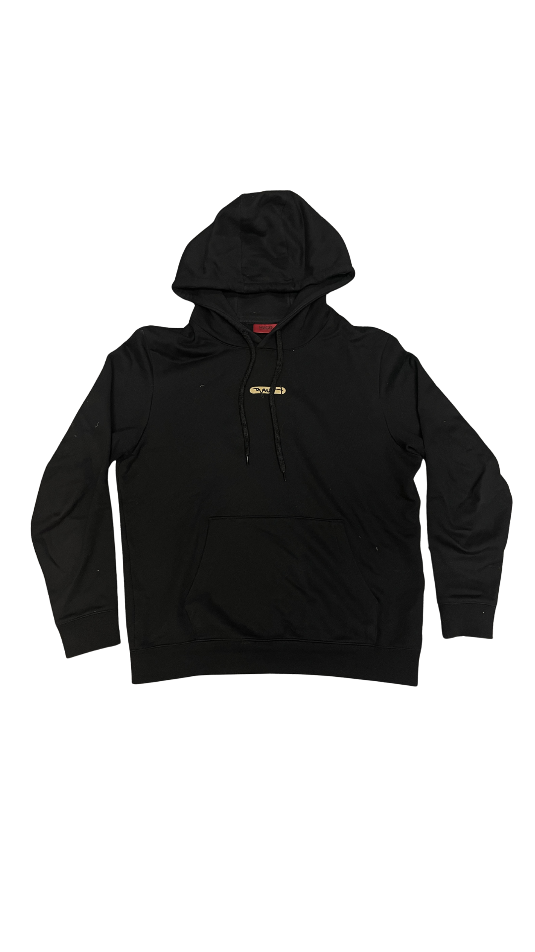 HUGO BOSS Minimal Logo Hoodie – Black