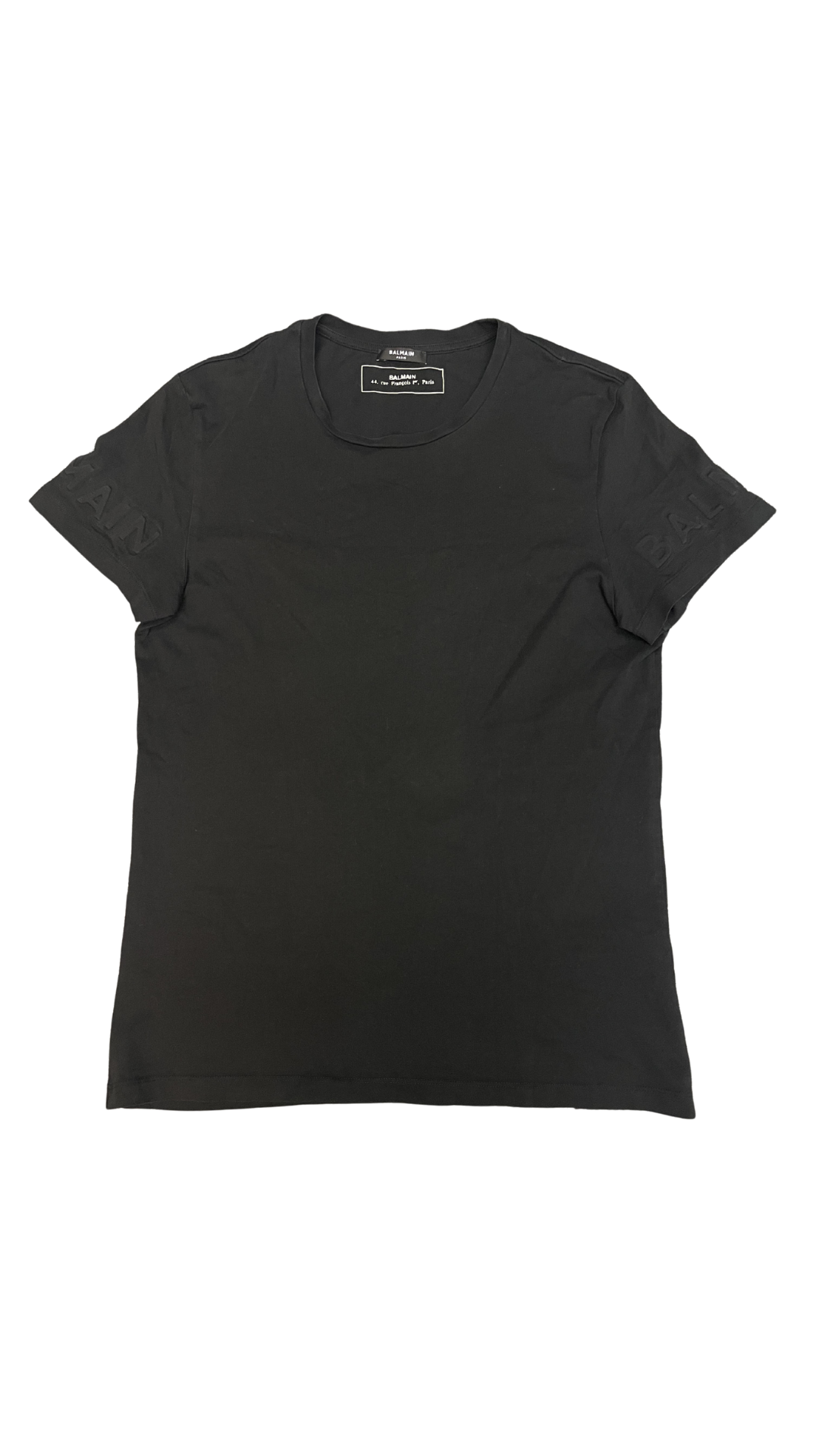 Balmain Black Minimal Logo T-Shirt