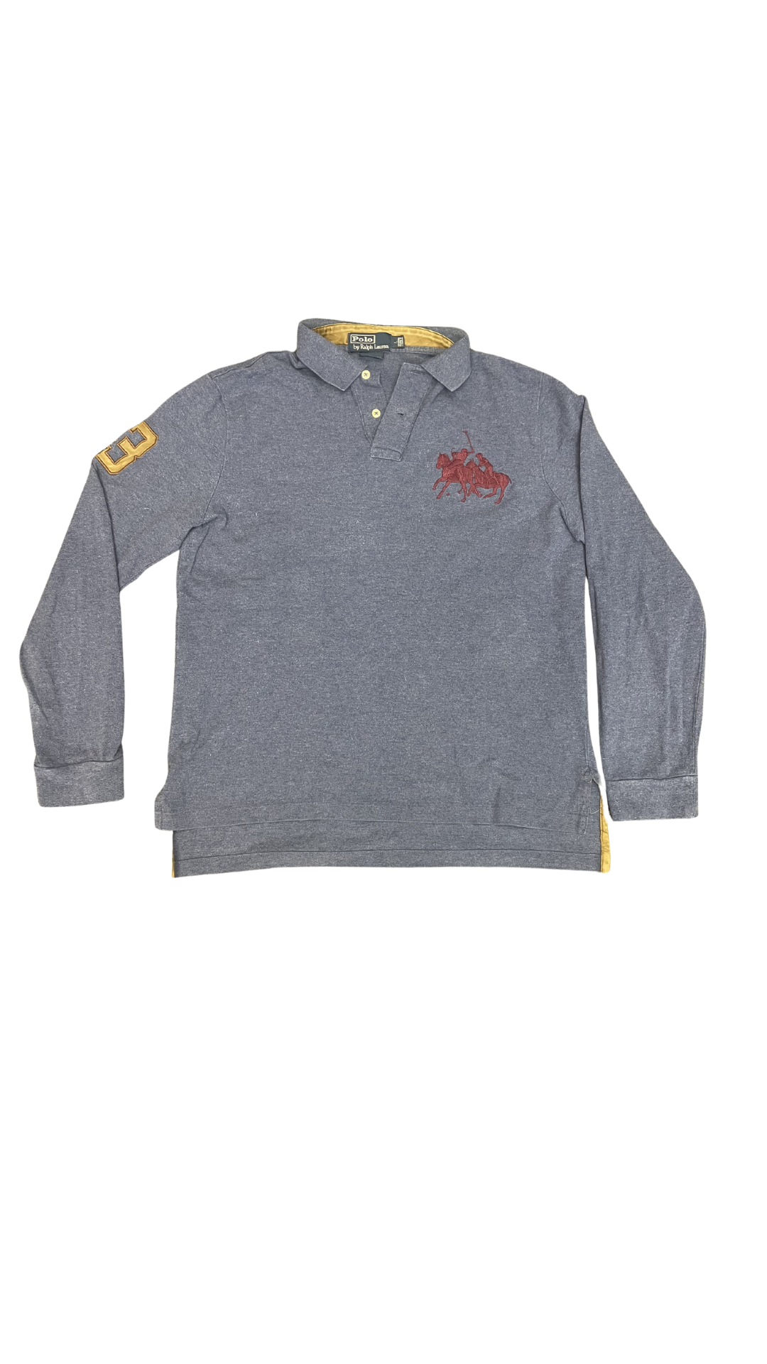 Ralph Lauren Long Sleeve Polo – Blue