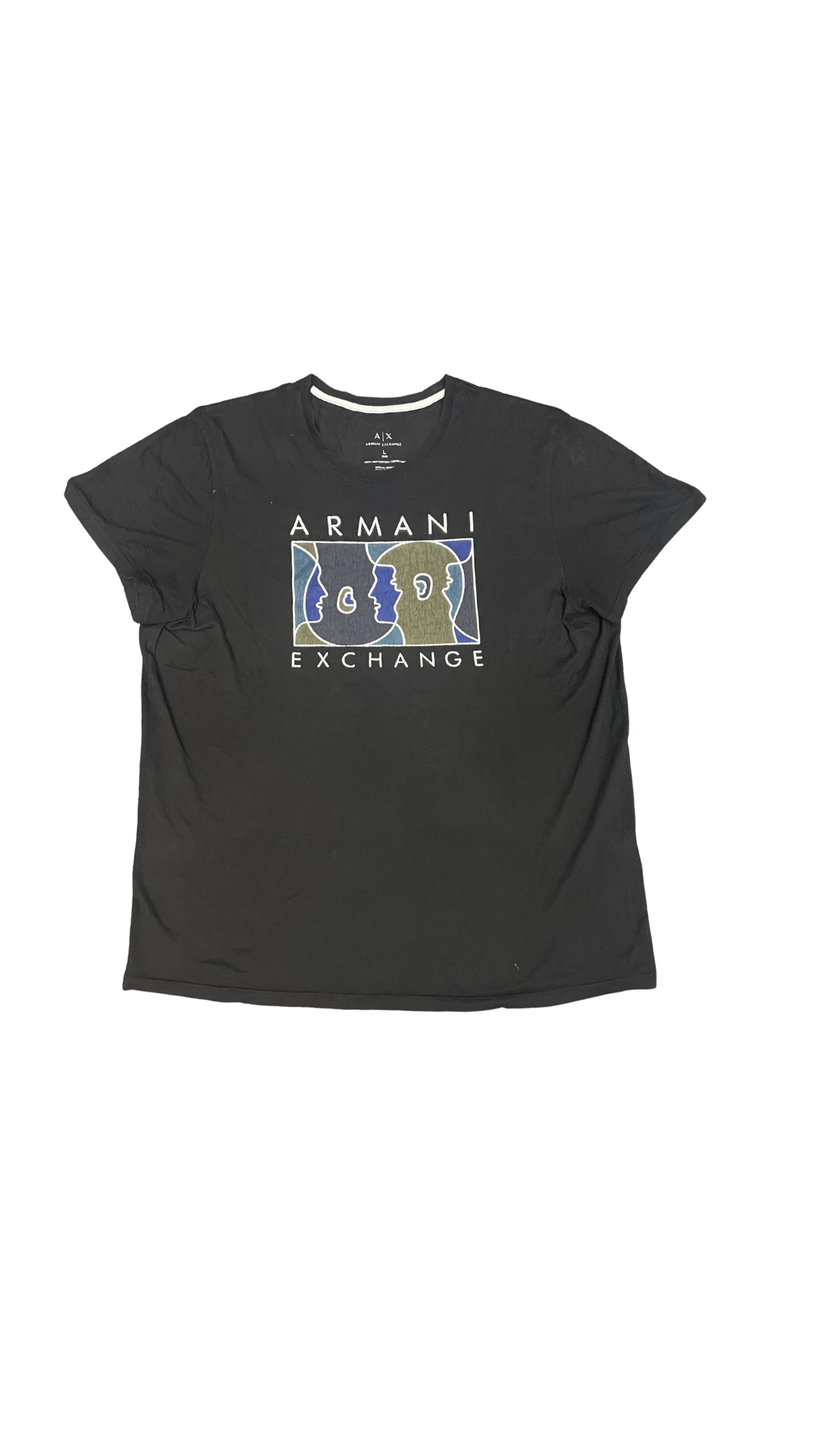 Armani Exchange Graphic Tee – Black