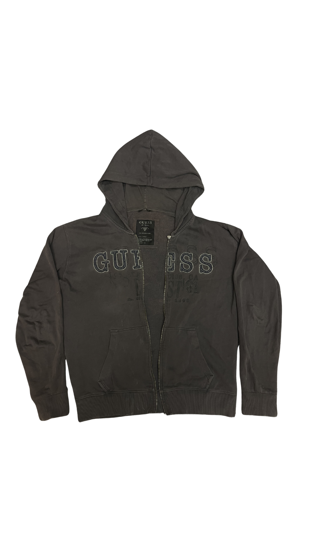 GUESS Zip Hoodie – Taupe (VADA ZIPU)