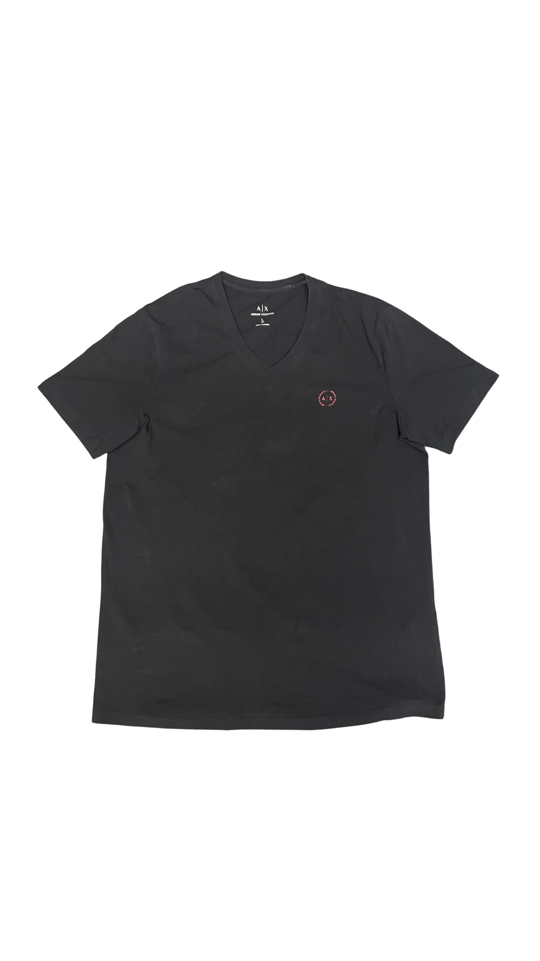 Armani Exchange A|X V-Neck T-Shirt – Black