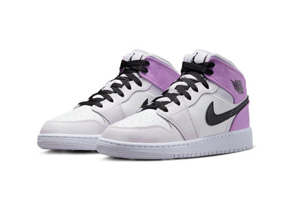 Jordan 1 Mid Barely Grape (GS)