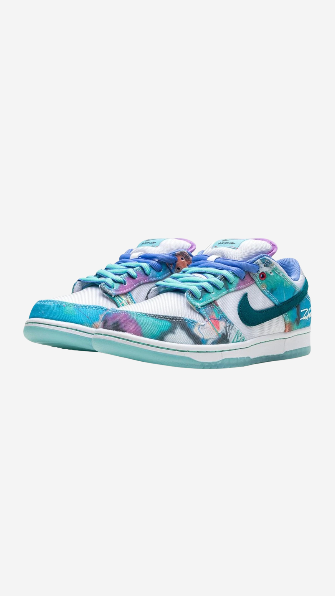Futura x Nike Dunk Low SB 'Bleached Aqua'