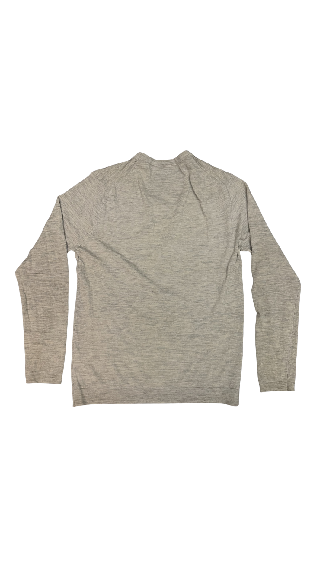 BLAŽEK V-Neck Longsleeve – Light Grey