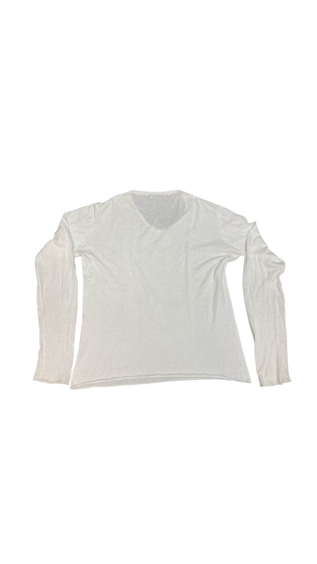 Gaudí Jeans V-Neck Longsleeve – White