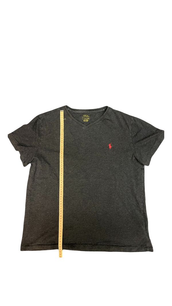 Polo Ralph Lauren V-Neck Tee – Dark Grey