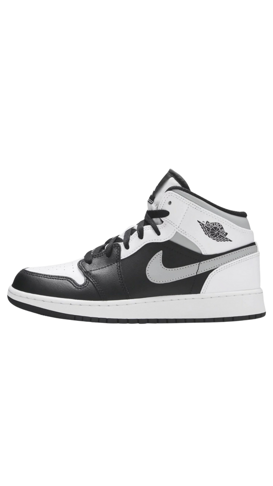 Air Jordan 1 Mid White Shadow (GS)