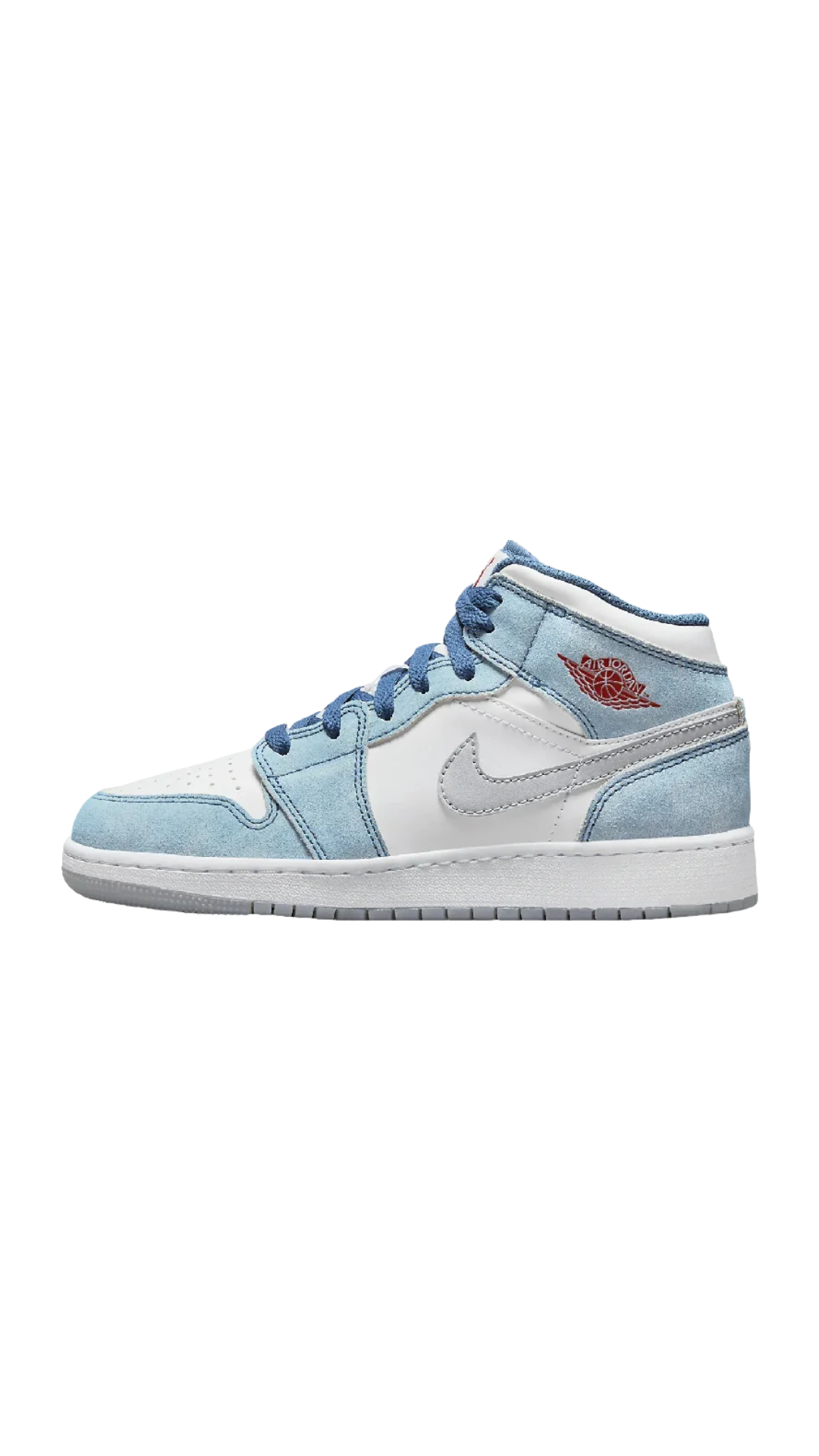 Air Jordan 1 Mid SE French Blue Light Steel (GS)