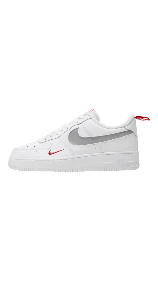Nike Air Force 1 Low Reflective Swoosh White University Red