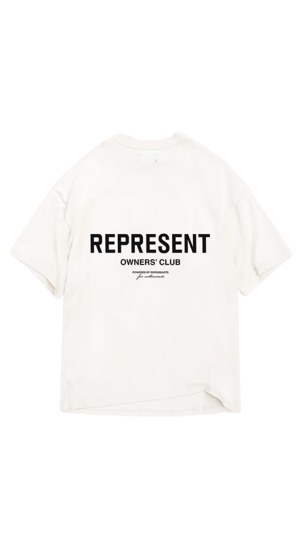 Represent Owner's Club T-Shirt Flat White/Black