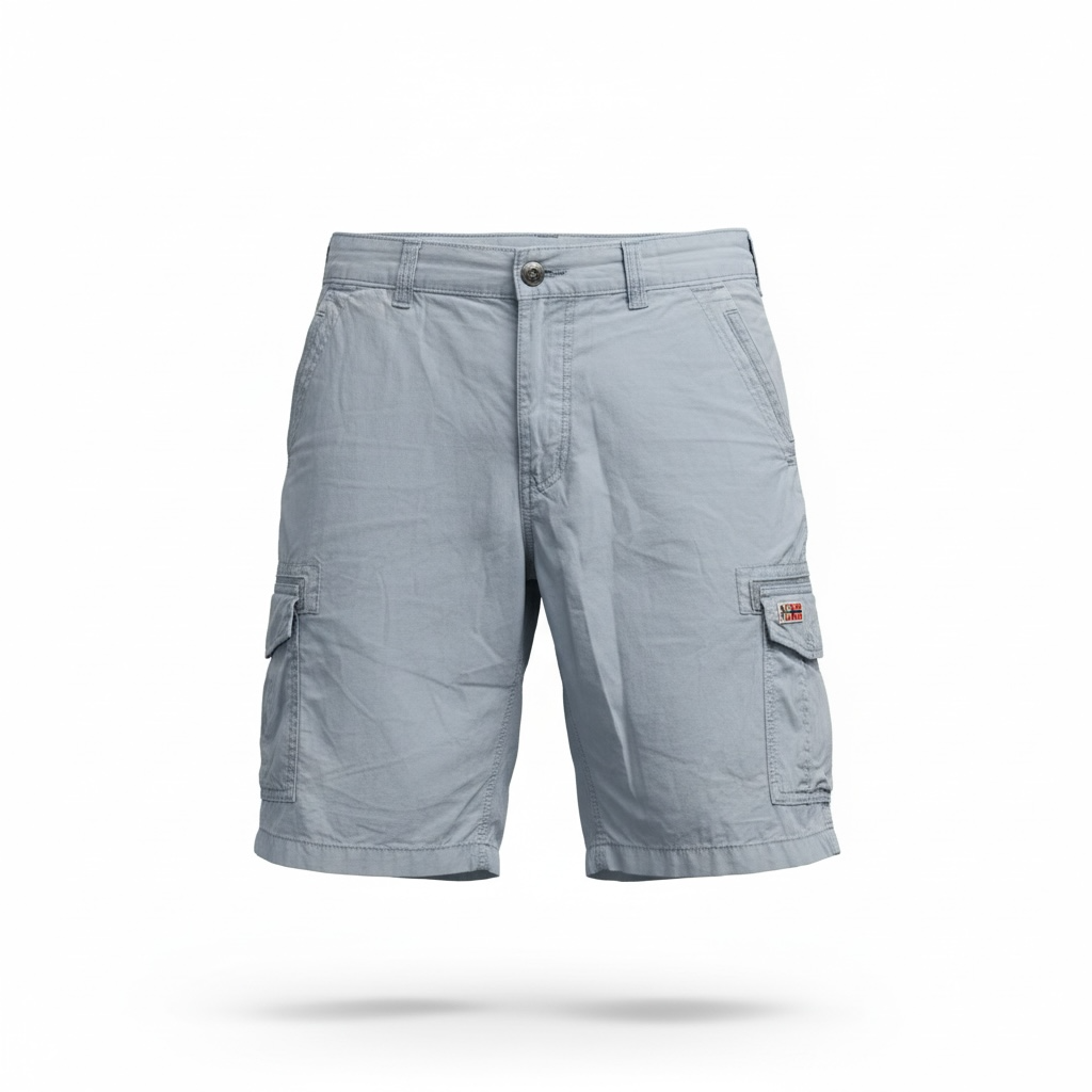 Napapijri Cargo Shorts – Light Blue
