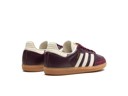 adidas Samba OG Maroon Gold Metallic (W)