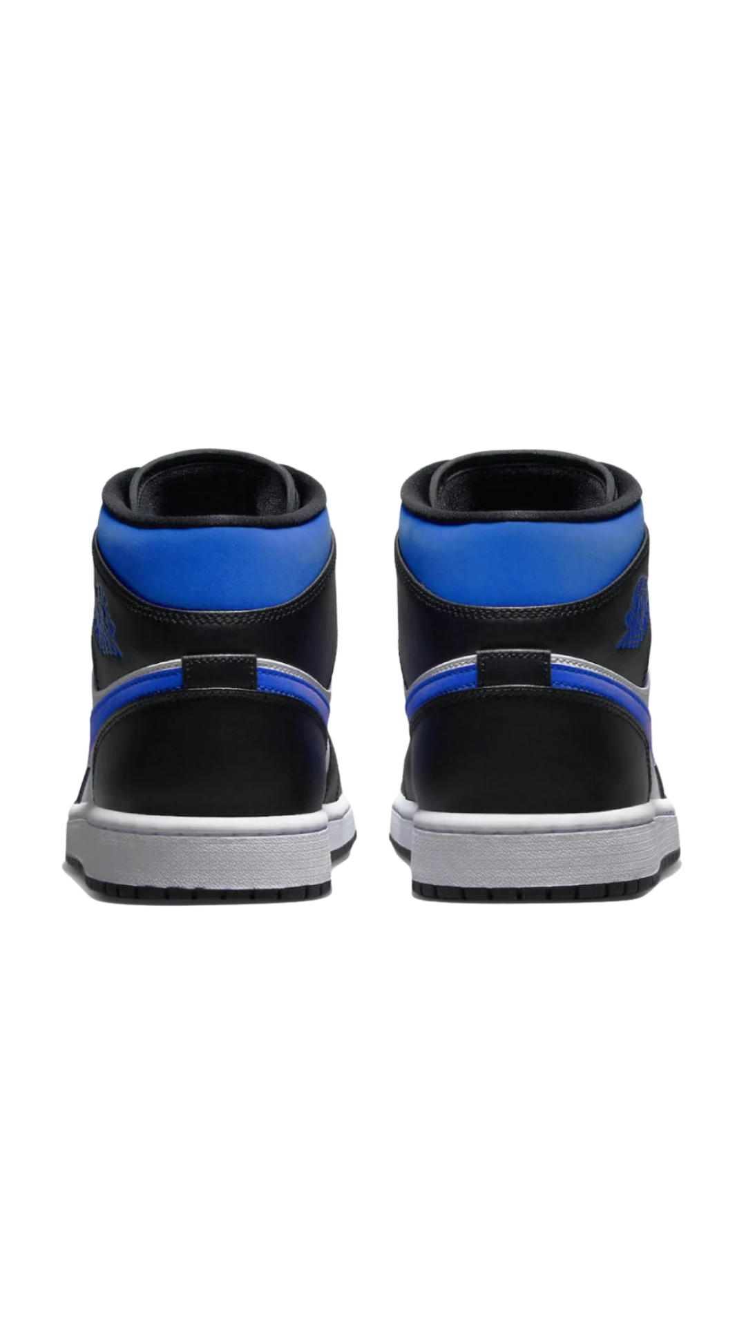 Air Jordan 1 Mid White Black Racer Blue