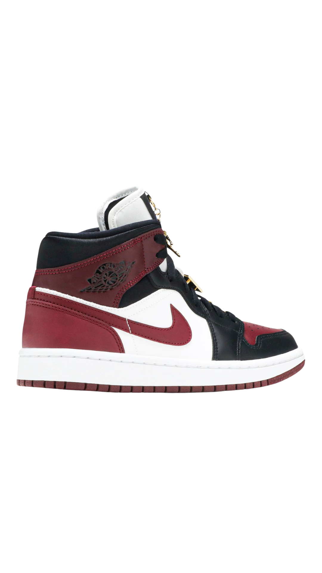 Air Jordan 1 Mid SE Black Dark Beetroot (Women's)