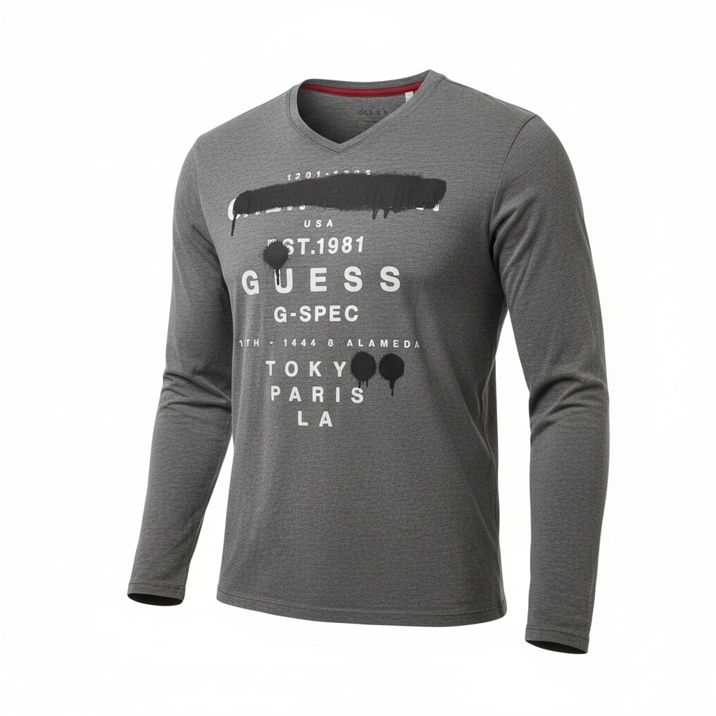 Guess Longsleeve – Grey Print