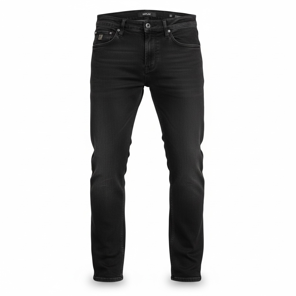 Replay Black Slim Fit Jeans