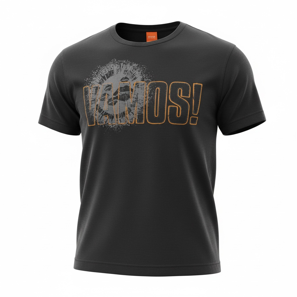 HUGO Boss “Vamos!” Graphic T-Shirt – Black