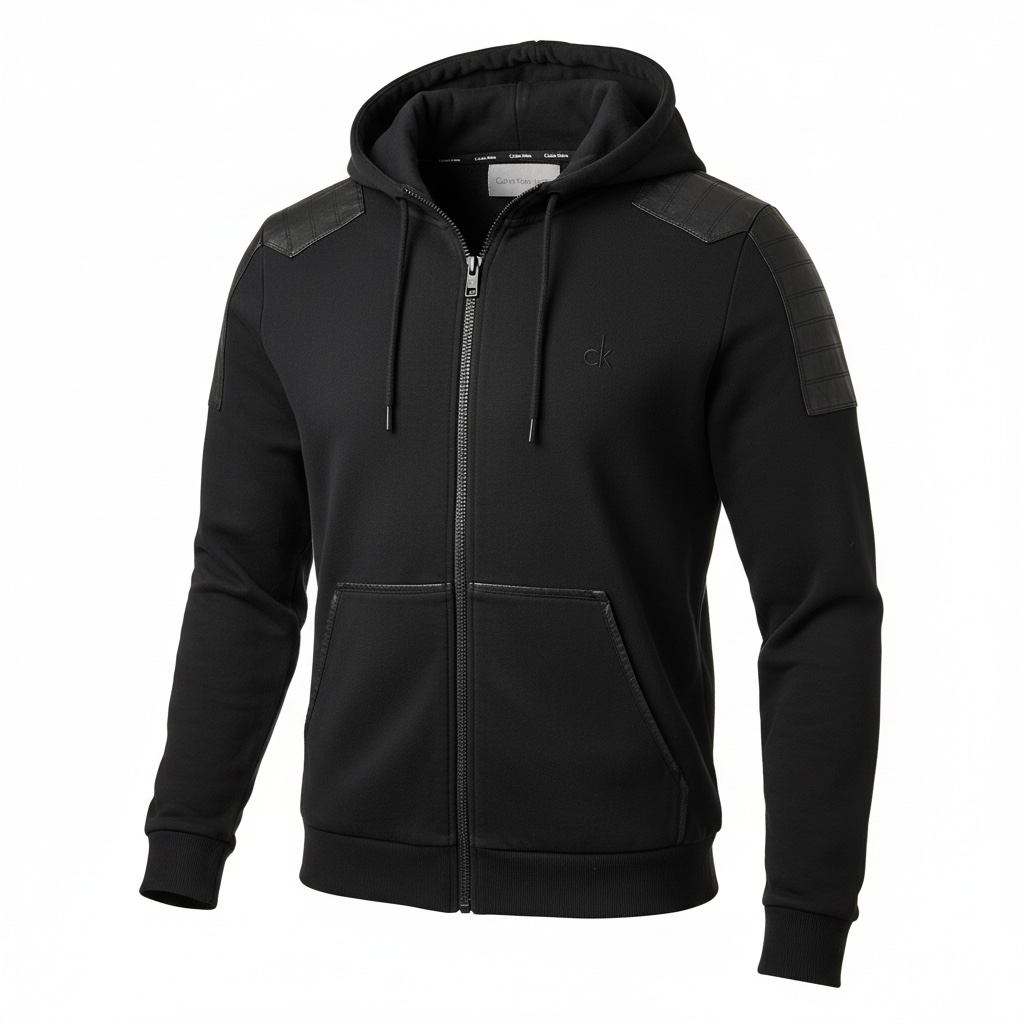 Calvin Klein Zip Hoodie – Black