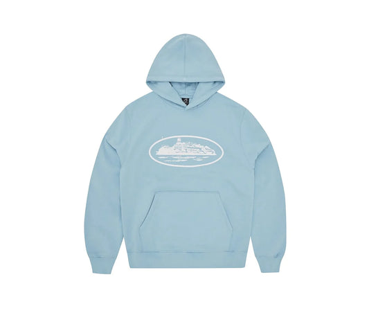 Corteiz Alcatraz Hoodie Baby Blue