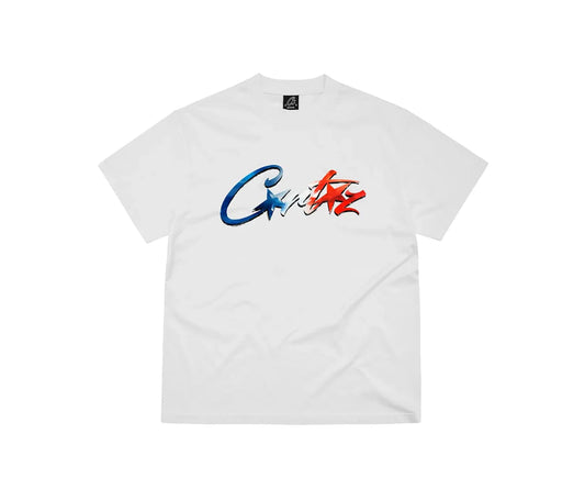 Corteiz Francais Allstarz Tee White