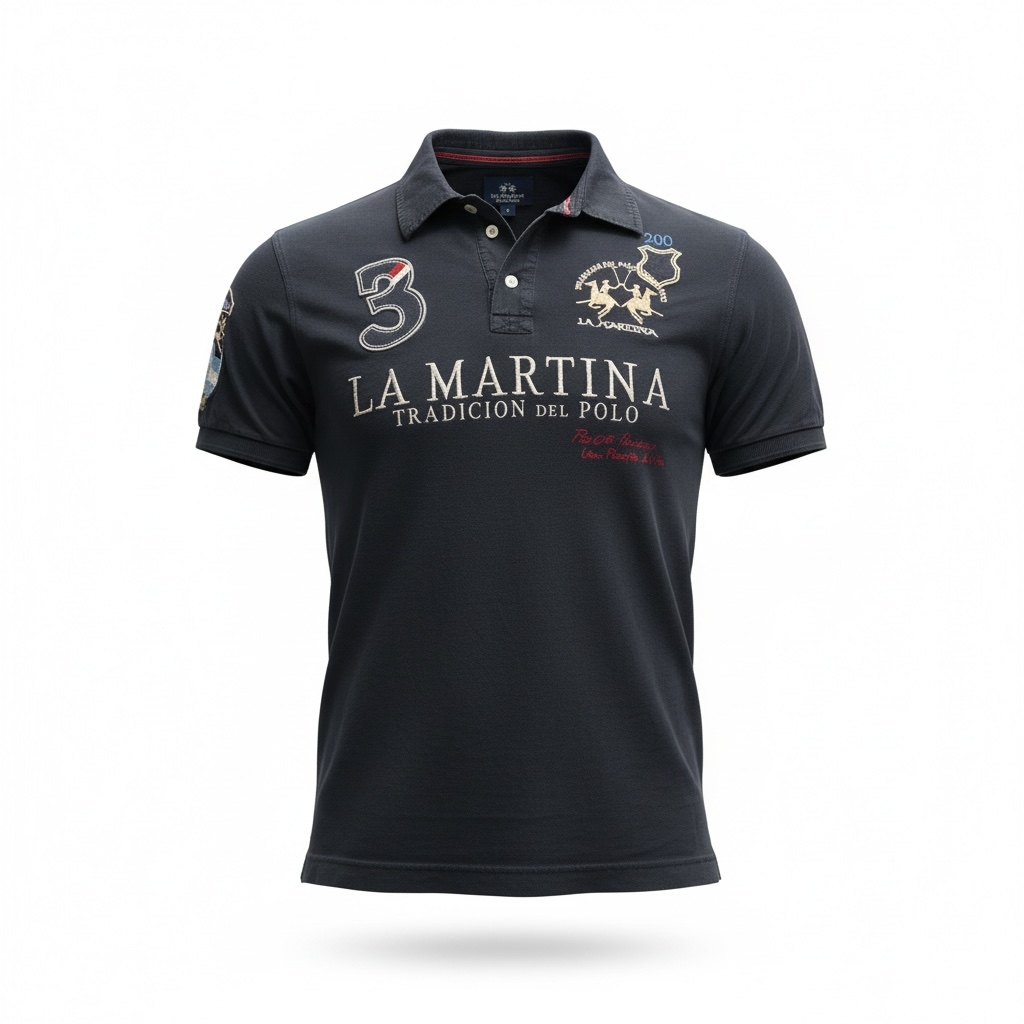 La Martina Logo Polo – Navy