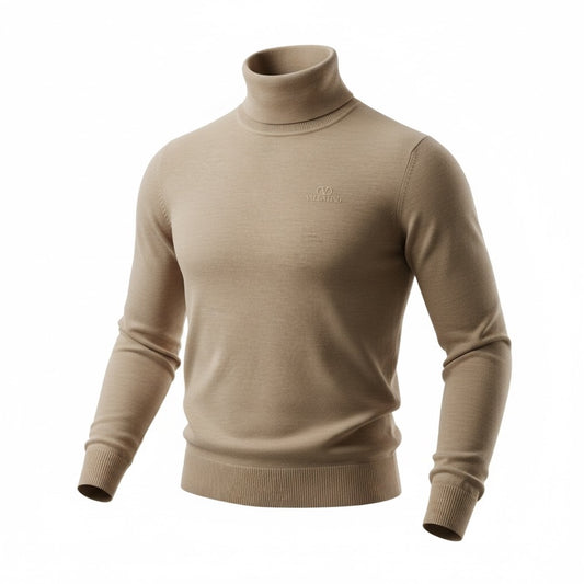 VALENTINO Turtleneck Sweater – Beige