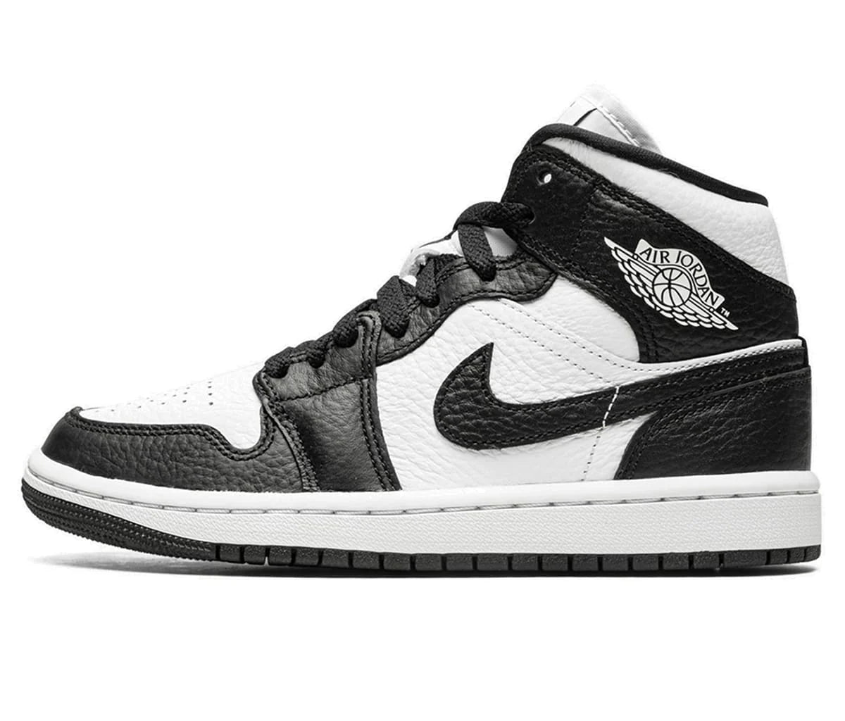 Jordan 1 Mid Split Black White (Women's)