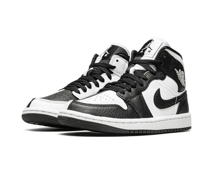 Jordan 1 Mid Split Black White (Women's)