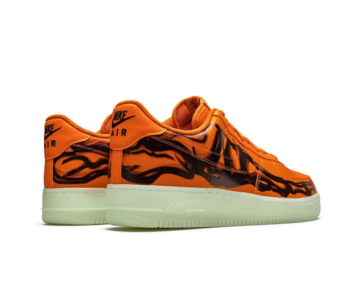 Nike Air Force 1 Low Orange Skeleton