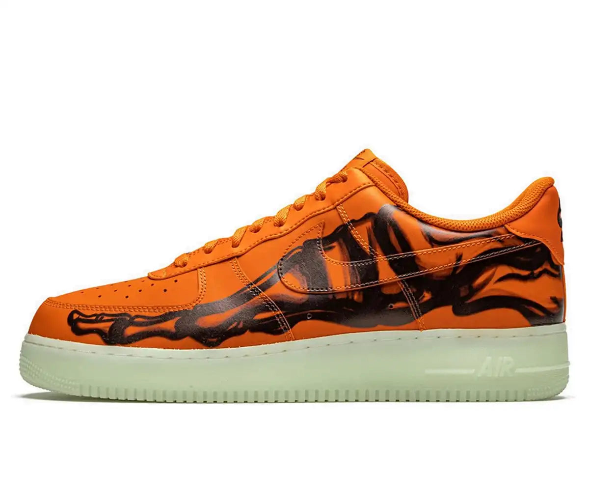 Nike Air Force 1 Low Orange Skeleton