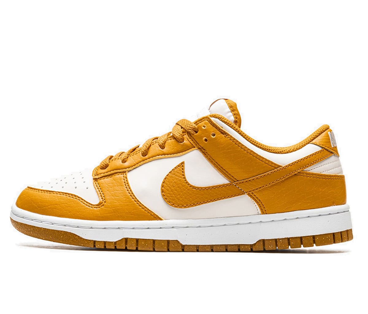 Nike Dunk Low Next Nature Phantom Gold Suede (Women's)