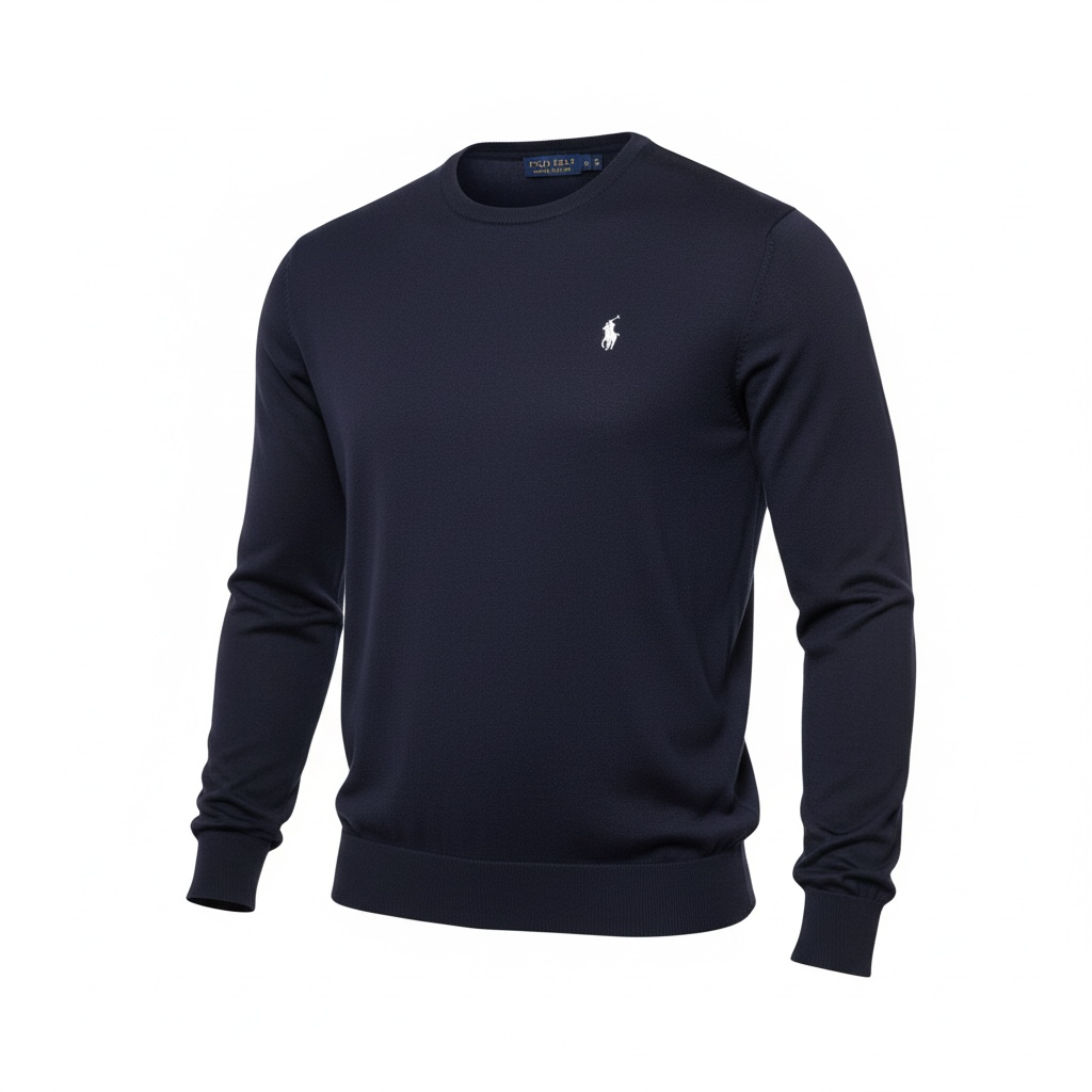Ralph Lauren Navy Polo Long Sleeve