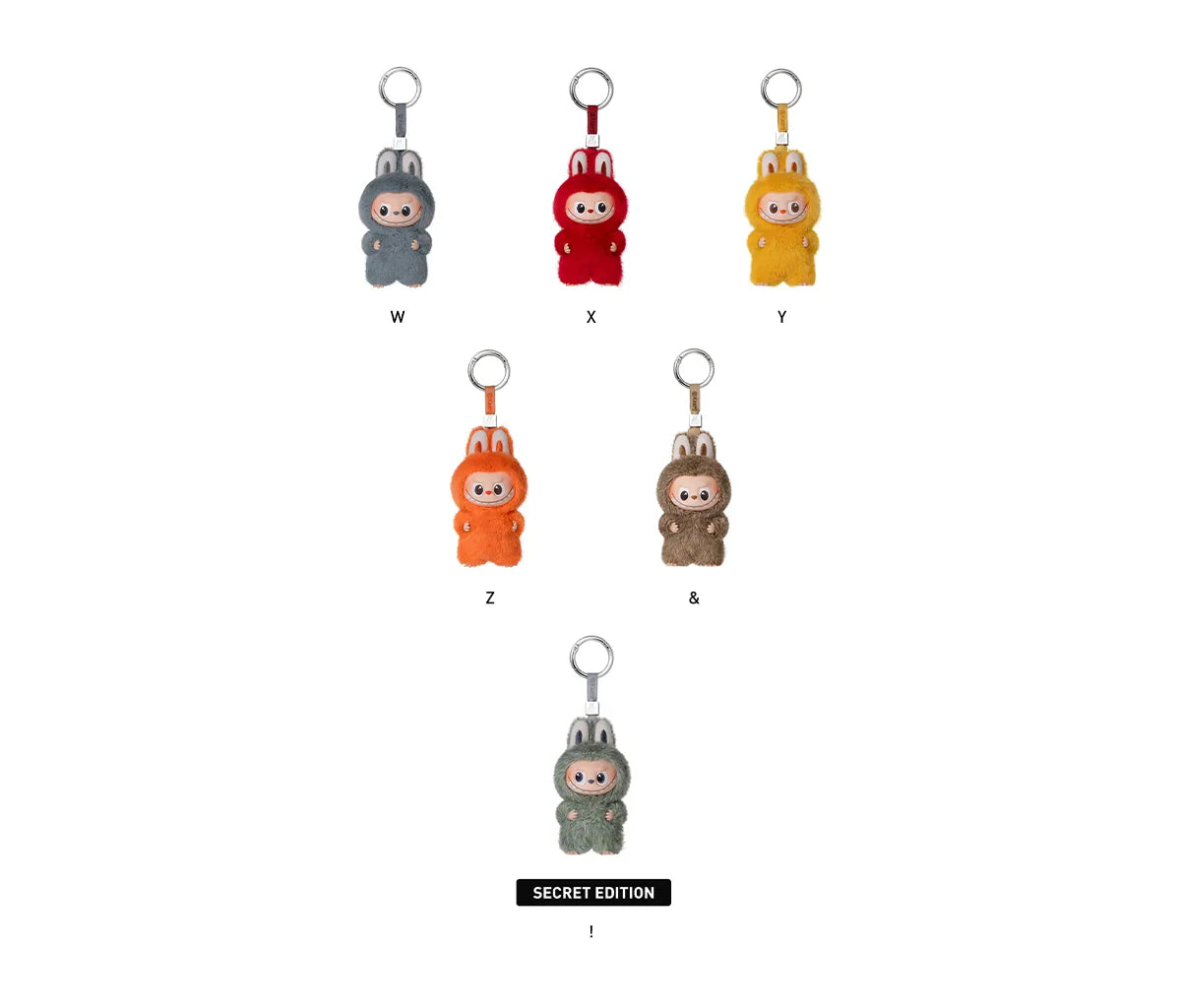 Pop Mart Labubu The Monsters Pin for Love Series Vinyl Plush Pendant (N-Z) Sealed Case (14 Blind Box)