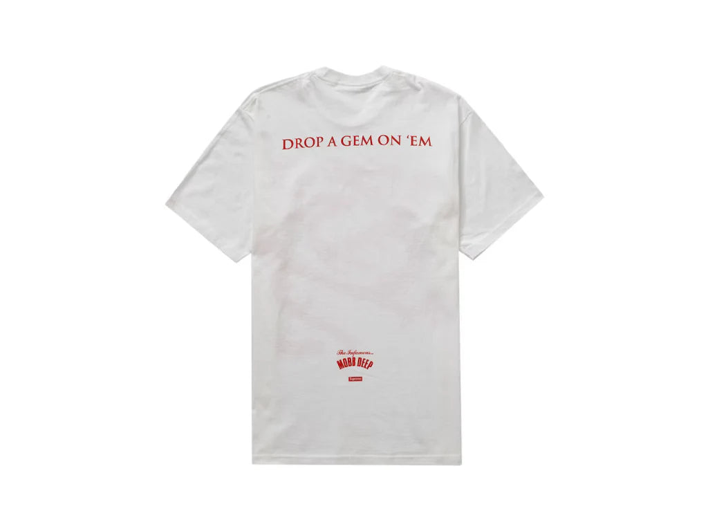 Supreme White Dragon Tee