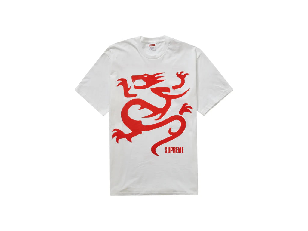 Supreme White Dragon Tee