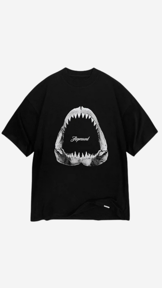 Represent Shark Jaws T-shirt Black