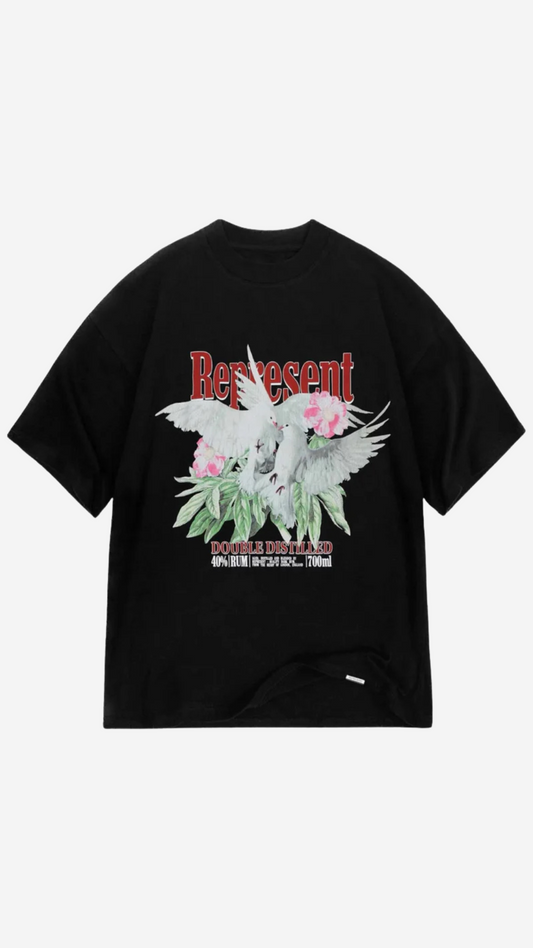 Represent Double Distilled T-Shirt Black