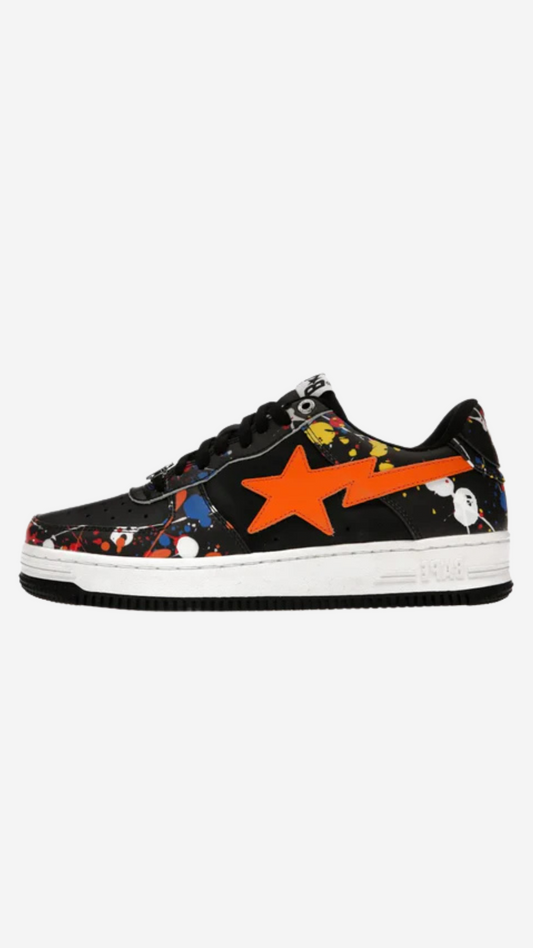Bape A Bathing Ape Bape Sta Paint Splatter Black