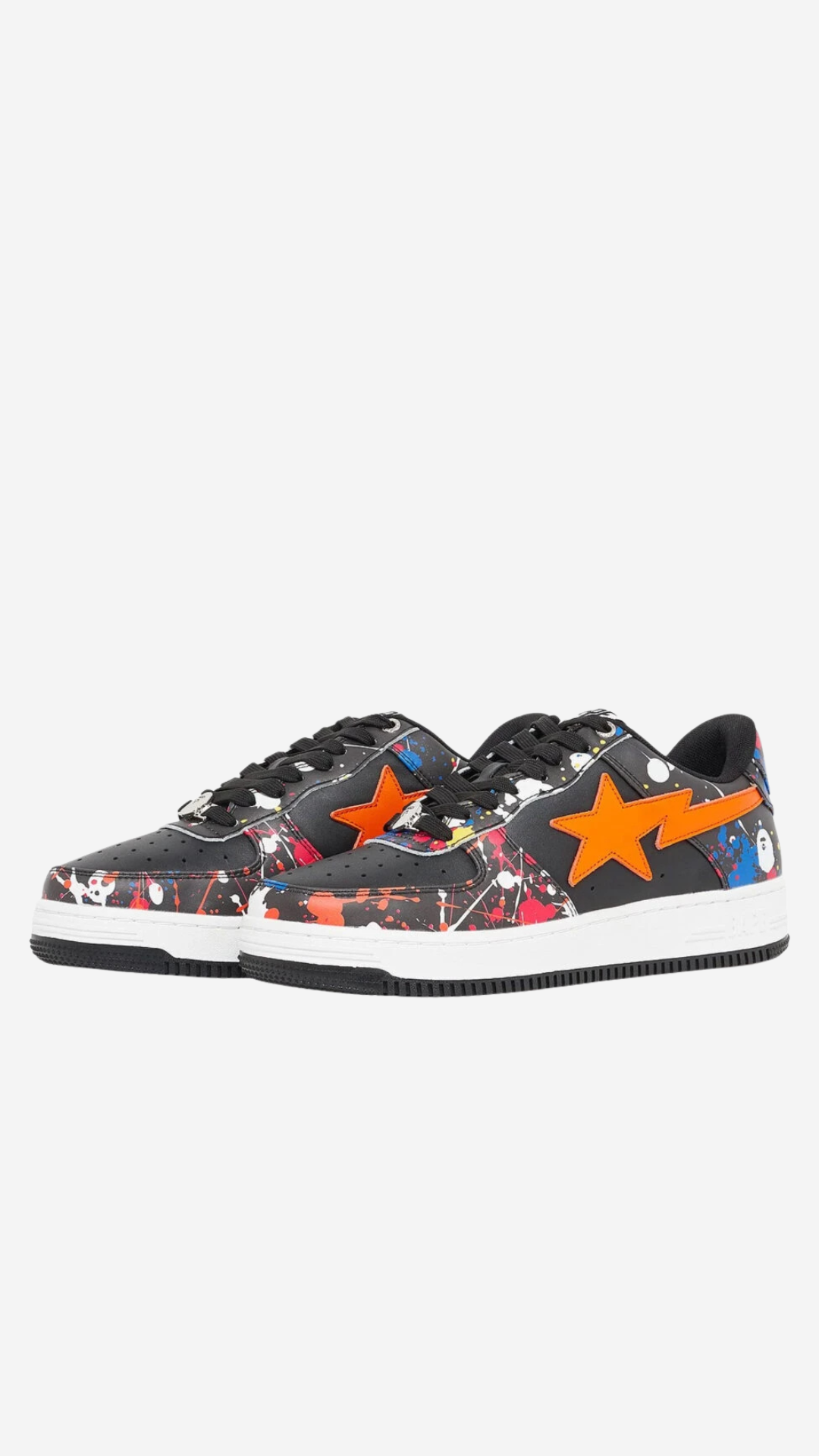 Bape A Bathing Ape Bape Sta Paint Splatter Black