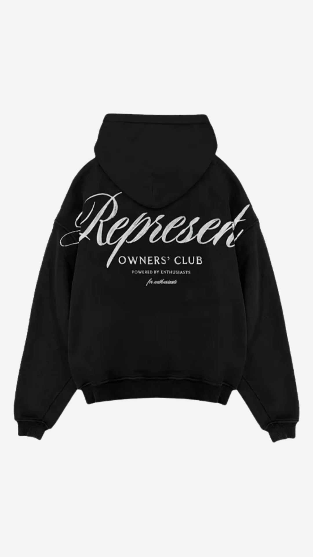 Represent Owners Club Script Hoodie Black