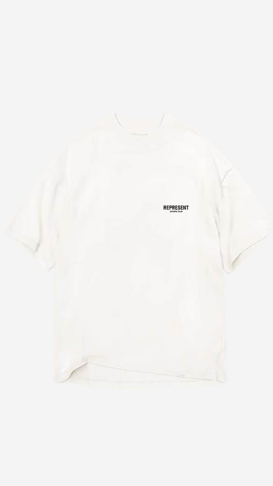 Represent Owner's Club T-Shirt Flat White/Black