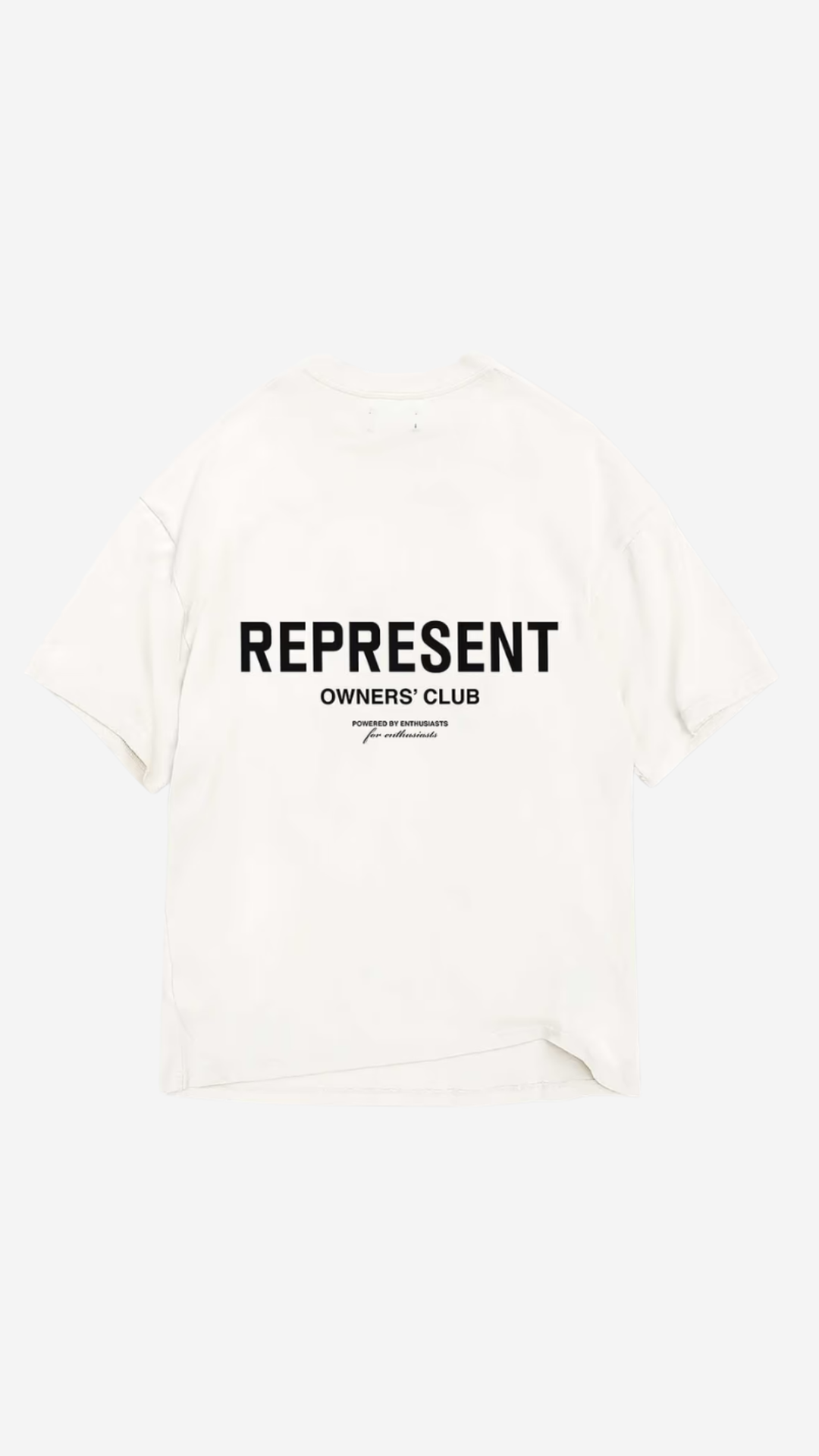 Represent Owner's Club T-Shirt Flat White/Black