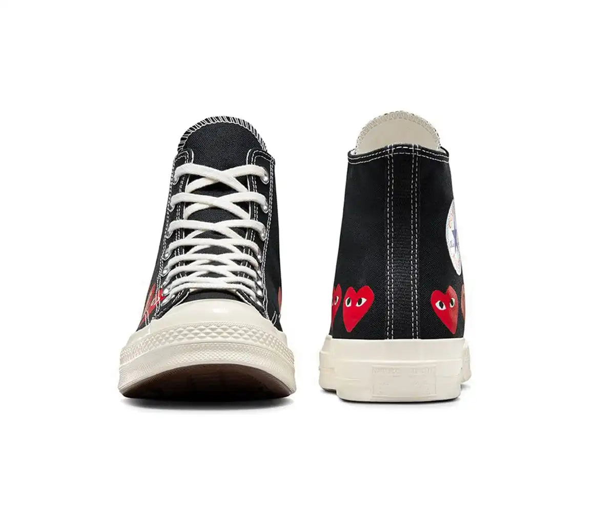 Converse Chuck Taylor All-Star 70 Hi Comme des Garcons PLAY Multi-Heart Black