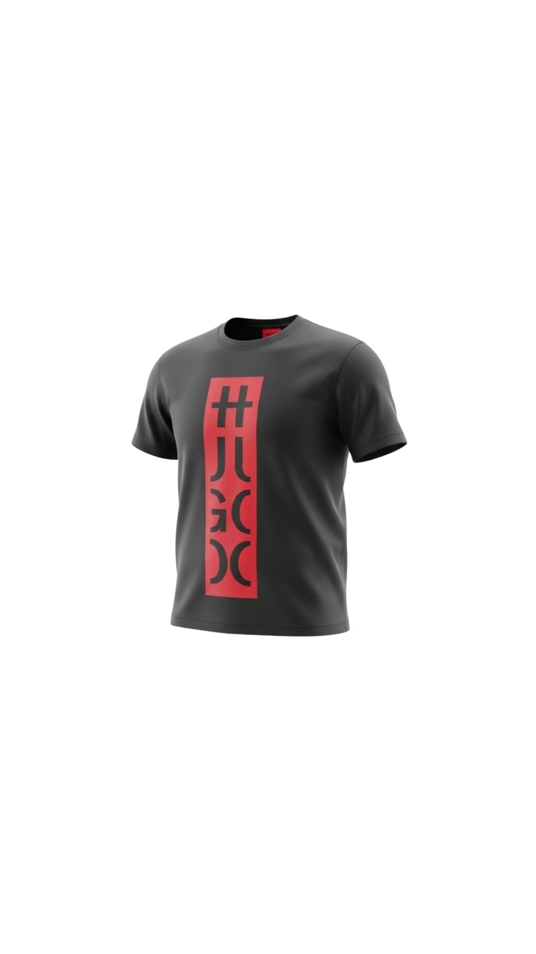 HUGO Graphic T-Shirt – Black / Red