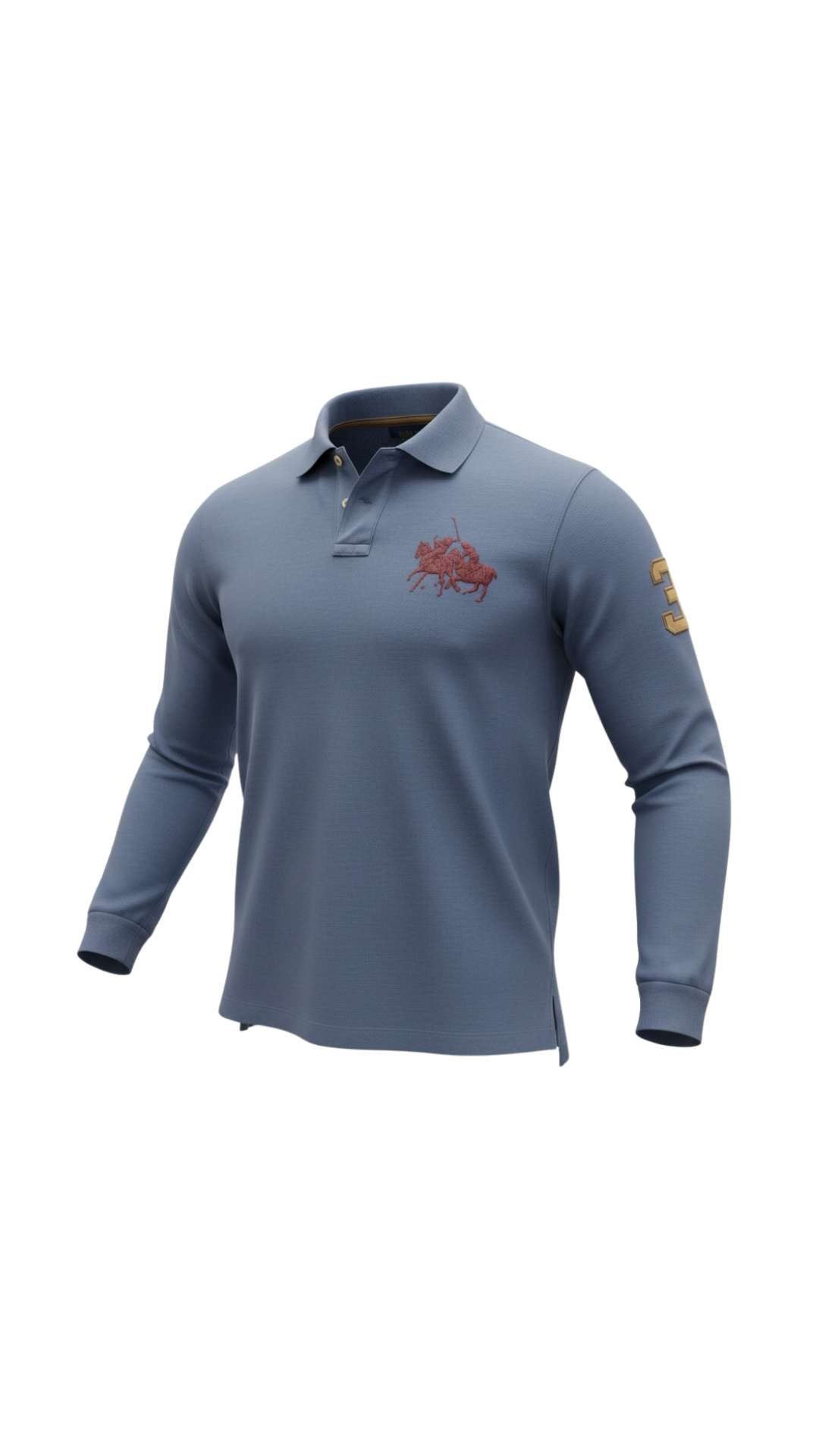 Ralph Lauren Long Sleeve Polo – Blue